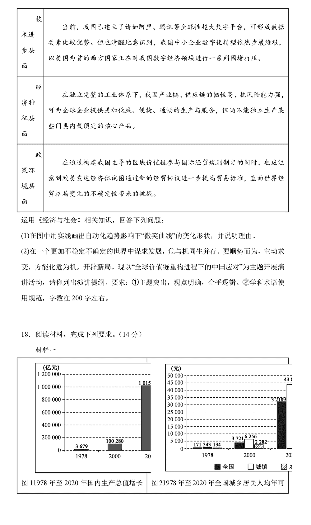 湖南岳汨联考2024届高三11月期中联考政治试题及答案